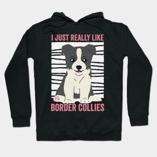 I Just Really Like Border Collie Funny Dog Hoodie